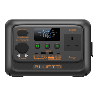 BLUETTI Premium 30 V2 Portable Power Station 320WH/600W